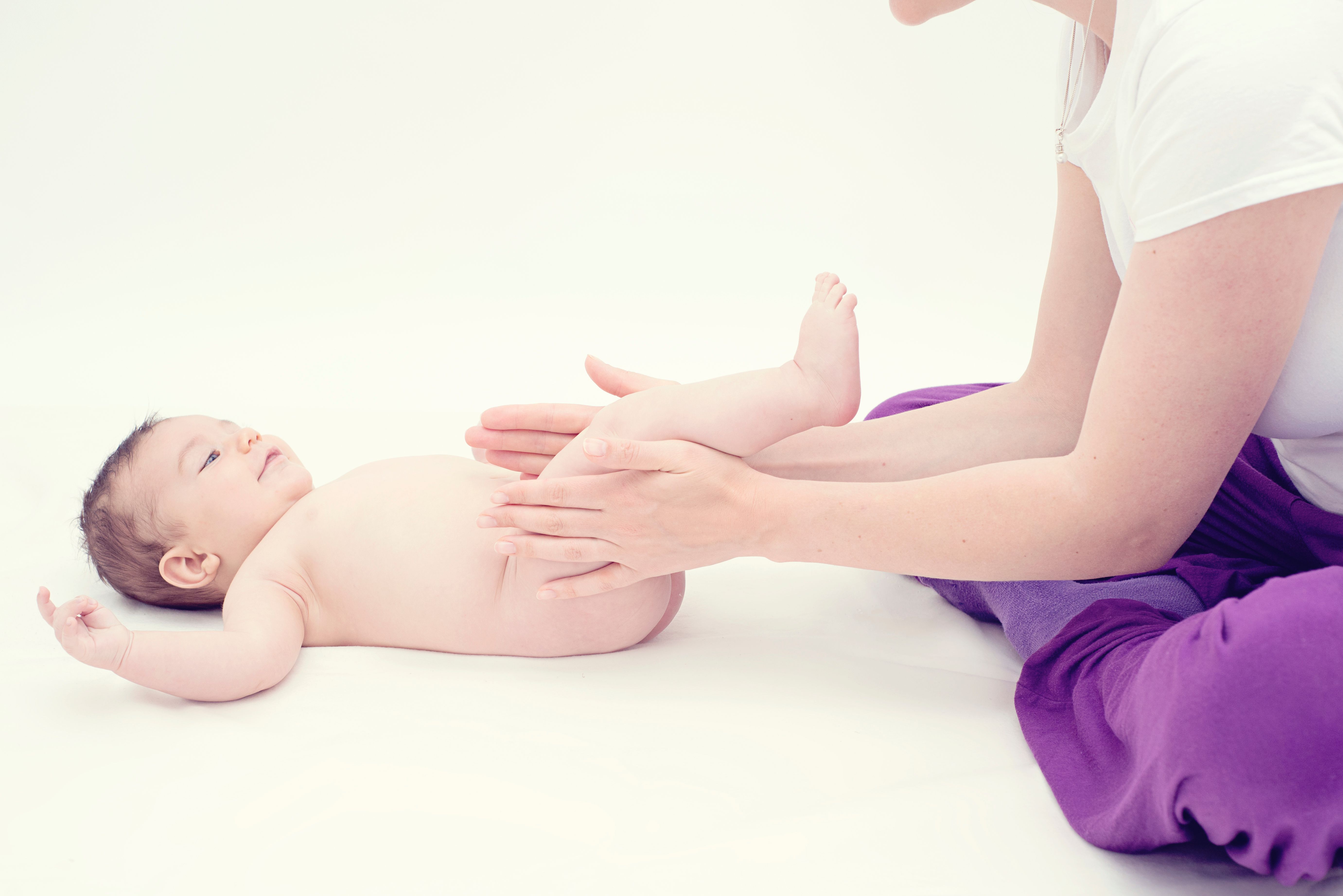 Baby massage and baby yoga courses